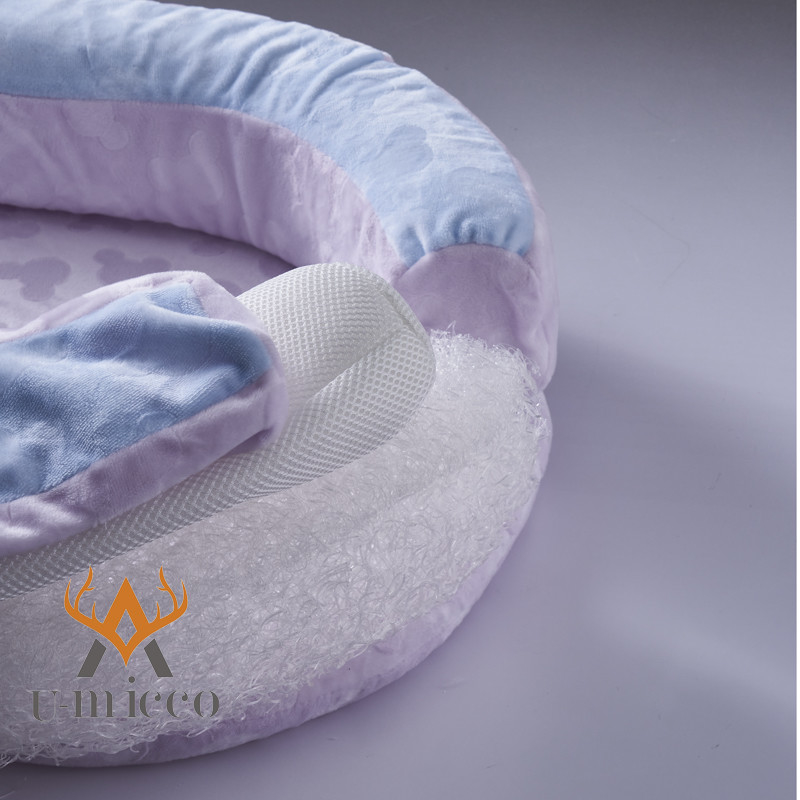 Anti-Bacterial Baby Washable Crib Mattress Color Blue And Pink