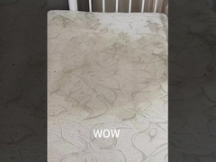 Colchón lavable de la cama de bebé de U-micco para los bebés y niños pequeños